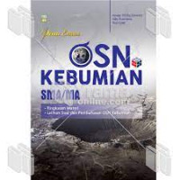 Pena Emas OSN Kebumian SMA